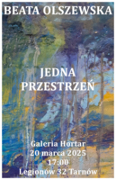 Plakat wystawy Beaty Olszewskiej